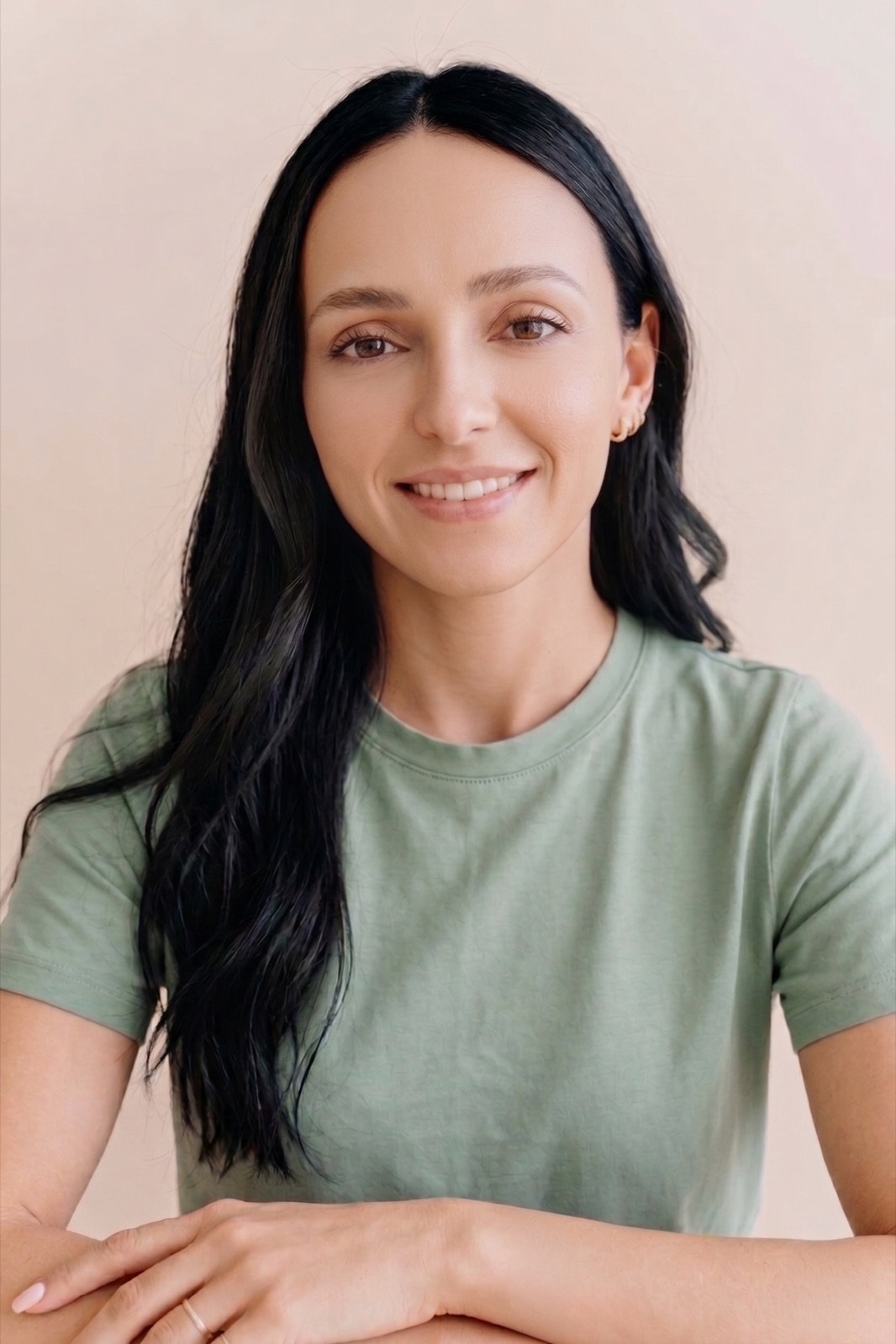 Patient after skin treatment